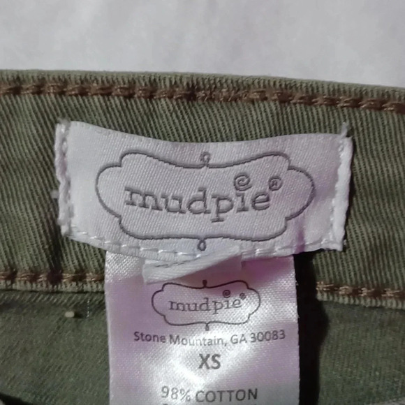 Mud Pie button fly skinny raw hem jeans - Picture 3 of 8